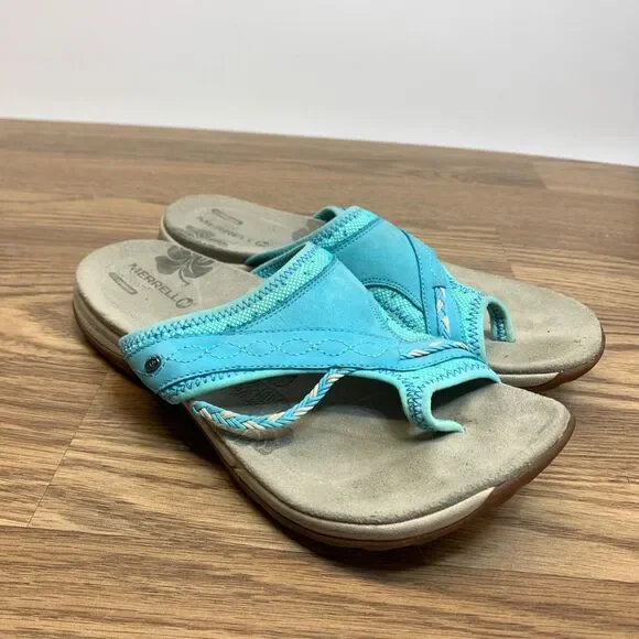 Merrell Shoes Merrell Hollyleaf Sandals Slides Capri Blue